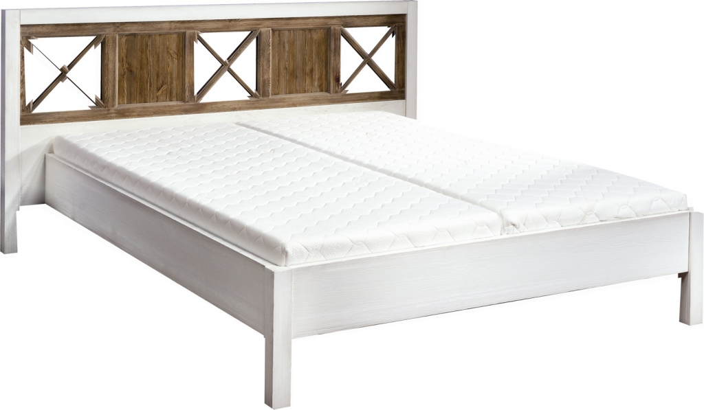 Produkt w kategorii: Łóżka, nazwa produktu: Łóżko Provance 140 białe eleganckie