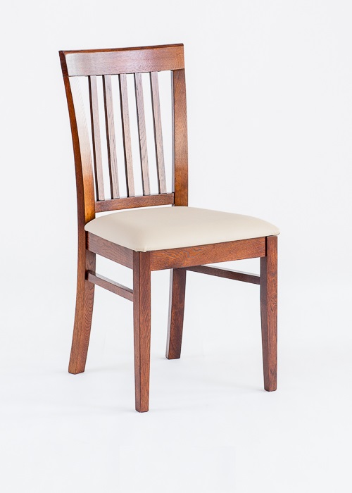 Produkt w kategorii: Krzesła, nazwa produktu: Luksusowe krzesło tapicerowane Ewita - drewno, elegancja, wygoda