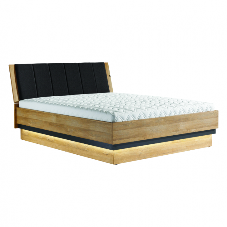 Produkt w kategorii: Meble, nazwa produktu: Luksusowe łóżko York Y18 z oświetleniem LED