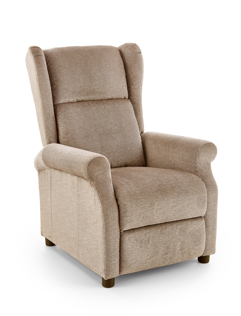 Produkt w kategorii: Fotele, nazwa produktu: Fotel Agustin elegancki Halmar beżowy
