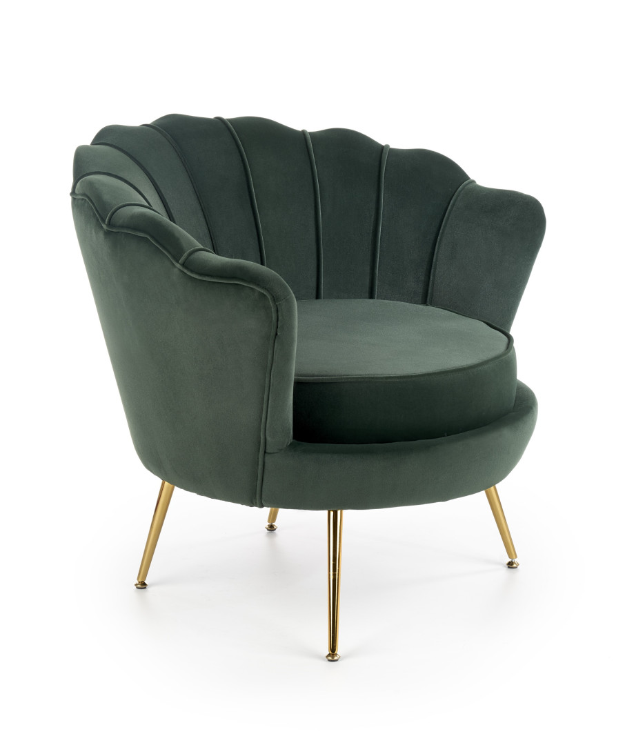 Produkt w kategorii: Fotele, nazwa produktu: Fotel luksusowy Amarinito velvet złote