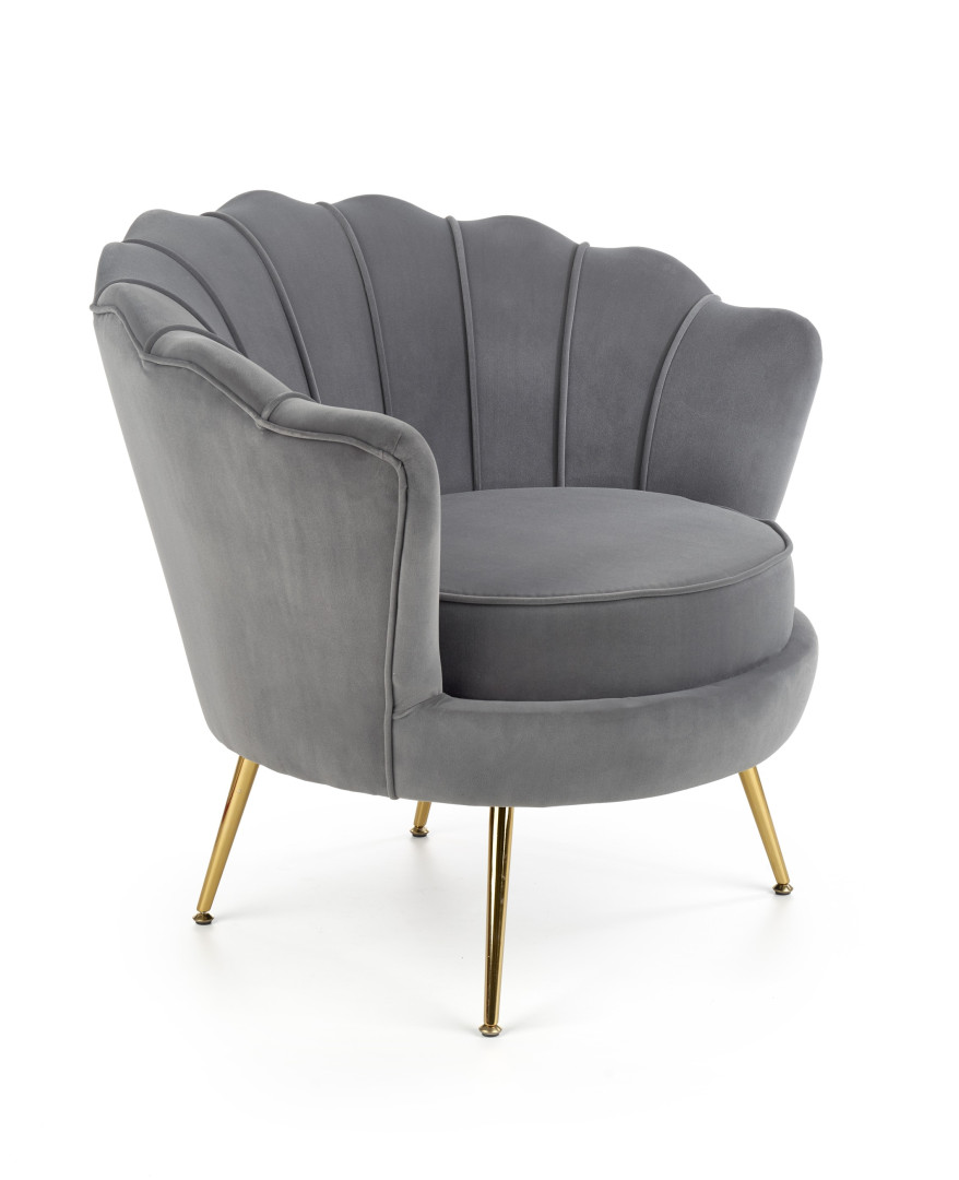 Produkt w kategorii: Fotele, nazwa produktu: Luksusowy fotel glamour velvet złoty
