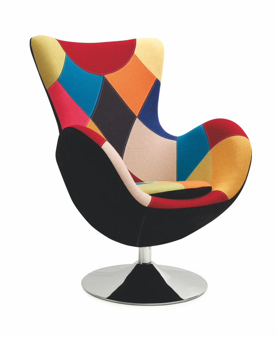 Produkt w kategorii: Fotele, nazwa produktu: Fotel Patchwork Halmar BUTTERFLY - Fantazyjny i Komfortowy