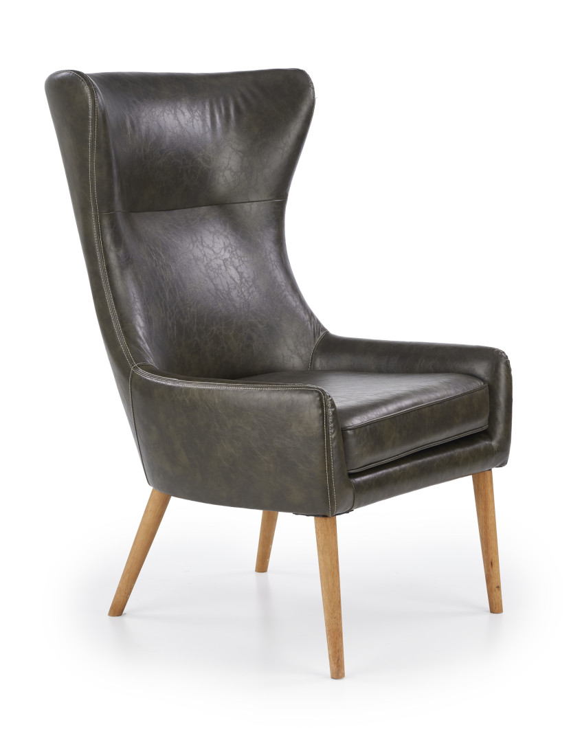 Produkt w kategorii: Fotele, nazwa produktu: Fotel FAVARO ciemnozielony Biurka