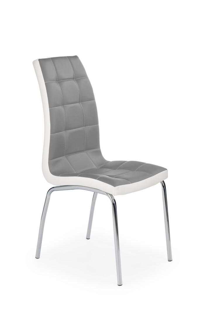 Produkt w kategorii: Krzesła, nazwa produktu: Unikatowe krzesło K186 białe popielato