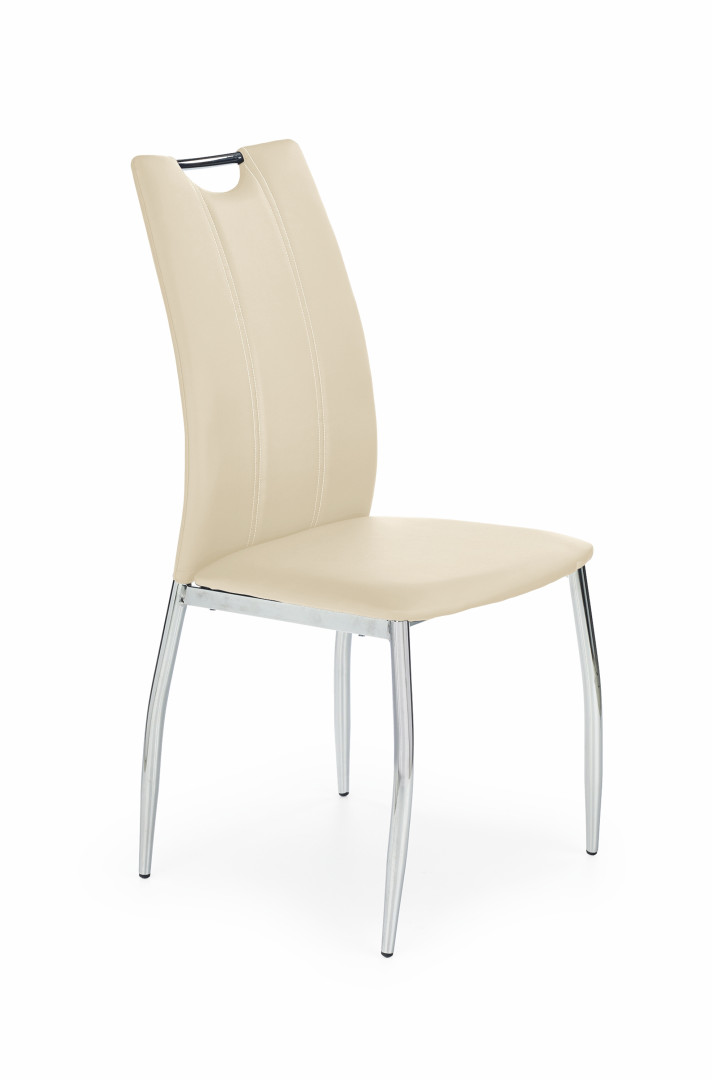 Produkt w kategorii: Krzesła, nazwa produktu: Luksusowe krzesło biurowe beżowe K187