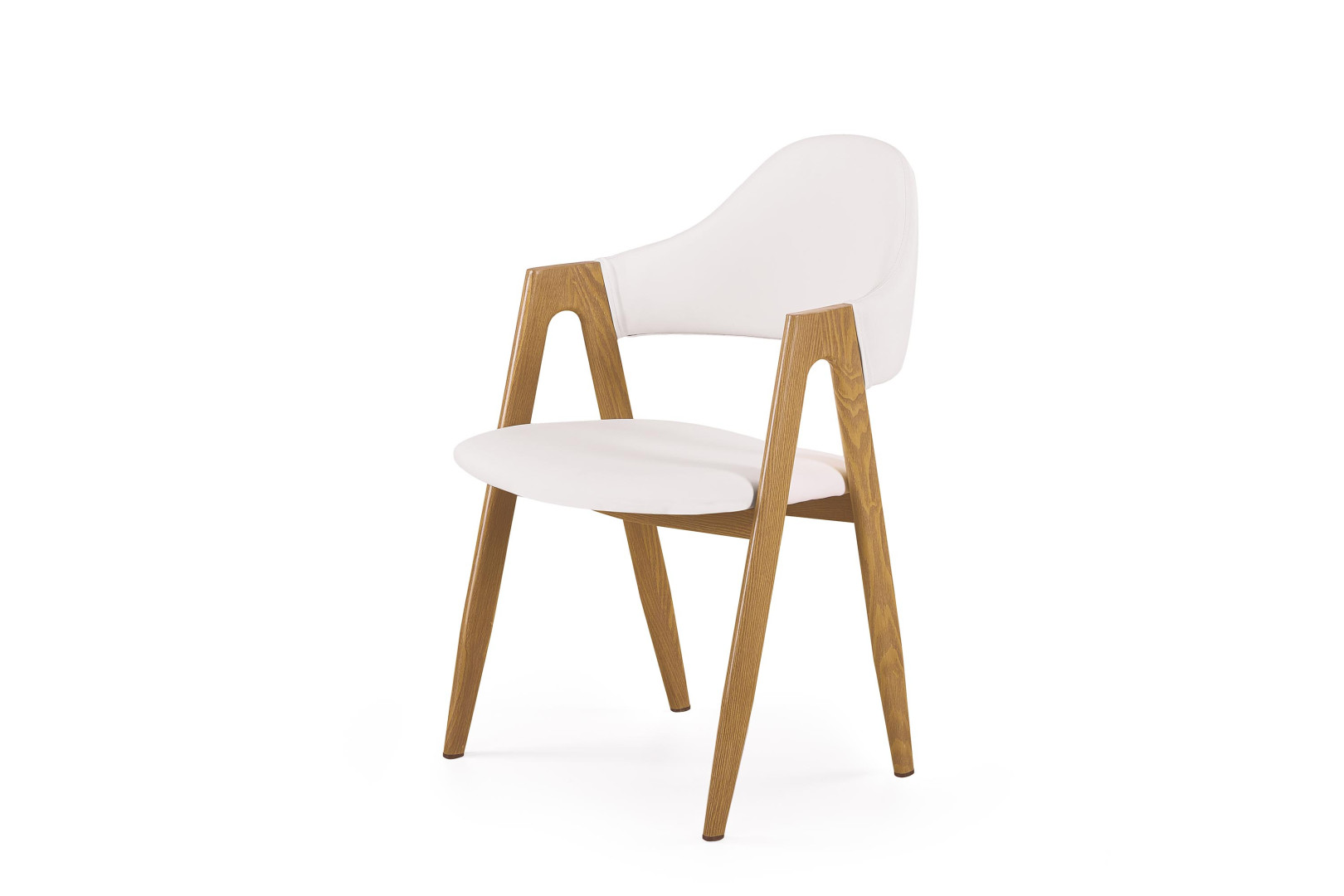 Eleganckie krzesło biurkowe K247 białe