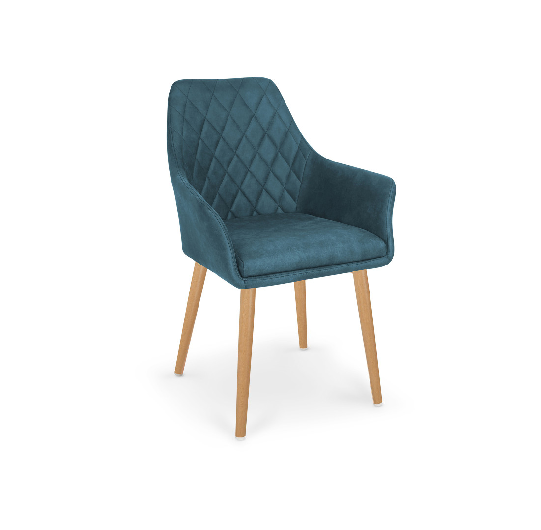Produkt w kategorii: Krzesła, nazwa produktu: Krzesło biurowe granatowe Halmar K287