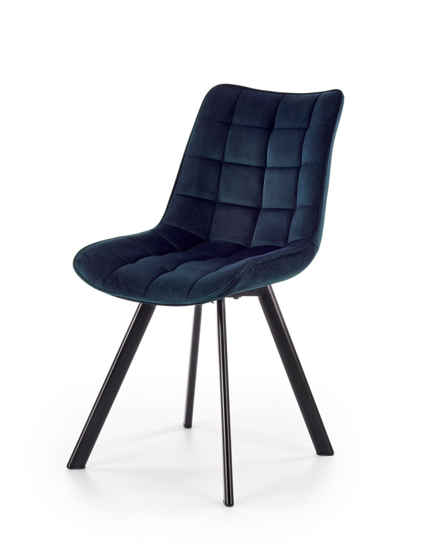 Produkt w kategorii: Krzesła, nazwa produktu: Eleganckie krzesło K332 granatowe Italian Furniture