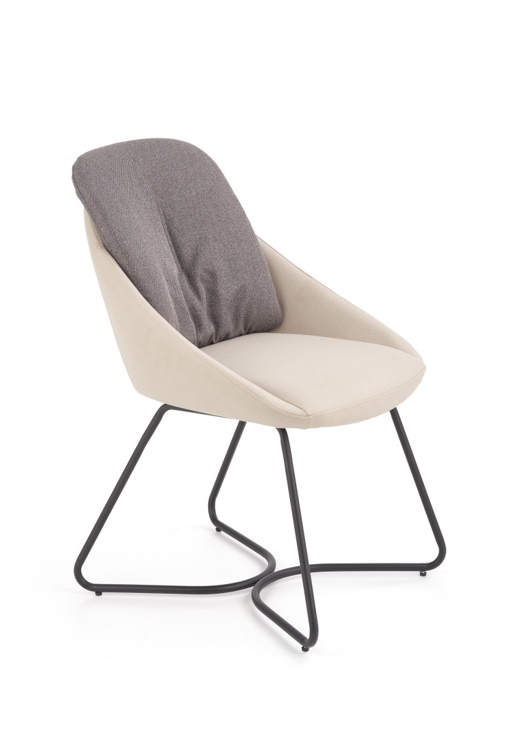 Produkt w kategorii: Krzesła, nazwa produktu: Eleganckie krzesło biurowe K391 Popiel Jasny