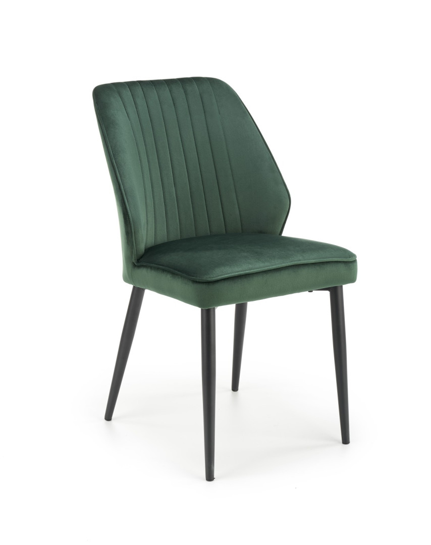 Eleganckie krzesło biurowe ciemne zielone K432