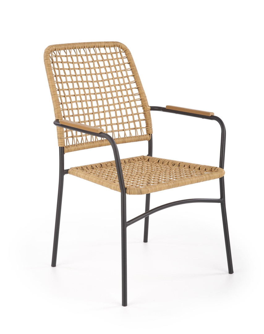 Produkt w kategorii: Krzesła, nazwa produktu: Krzesło rattanowe Halmar K-457 ergonomiczne