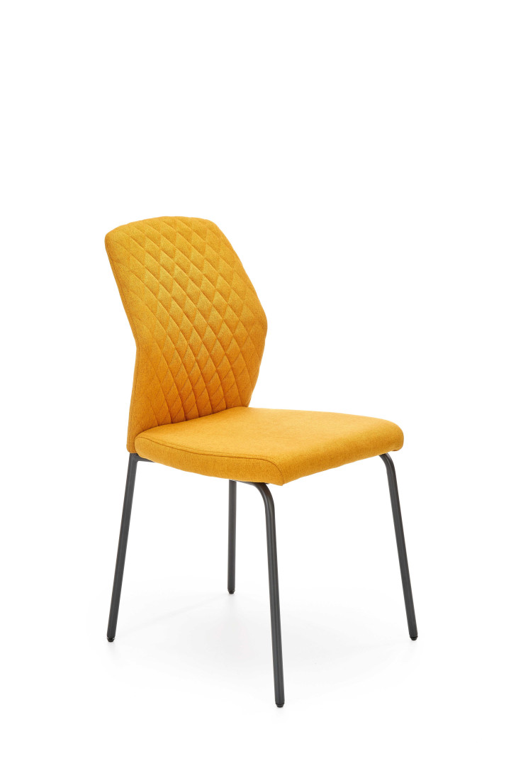 Produkt w kategorii: Krzesła, nazwa produktu: Krzesło K461 Musztardowe Biurko Eleganckie