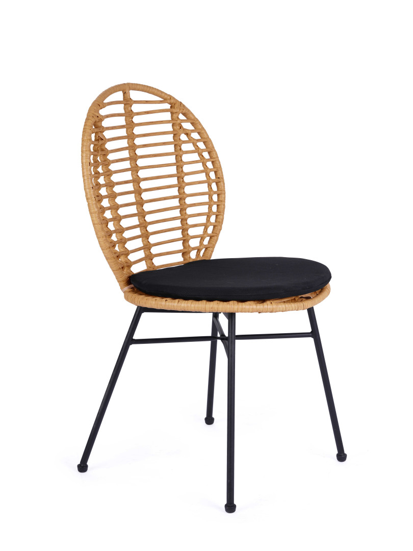 Krzesło biurowe Halmar K472 naturalne/czarne