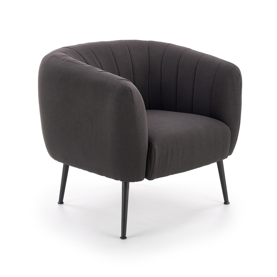 Produkt w kategorii: Fotele, nazwa produktu: Fotel LUSSO ciemny popiel elegantecomfort