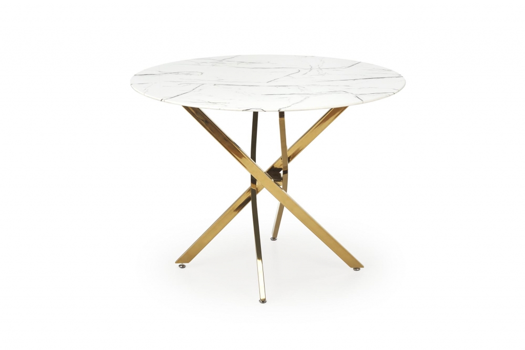 Elegancki stół Raymond 2 z marmurowym blatem