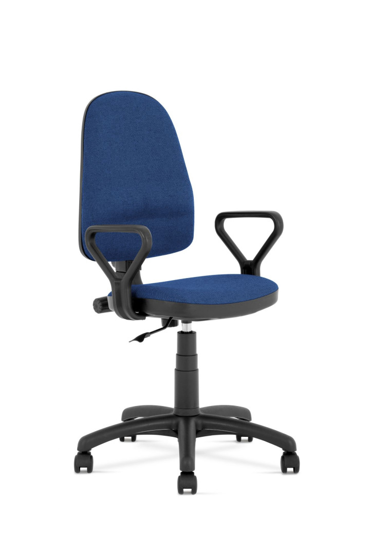 Produkt w kategorii: Fotele, nazwa produktu: Fotel biurowy BRAVO granatowy OBAN