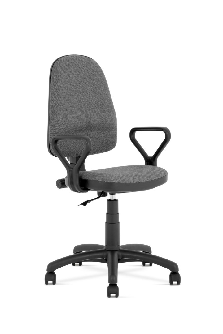 Produkt w kategorii: Fotele, nazwa produktu: Fotel biurowy BRAVO popielaty OBAN