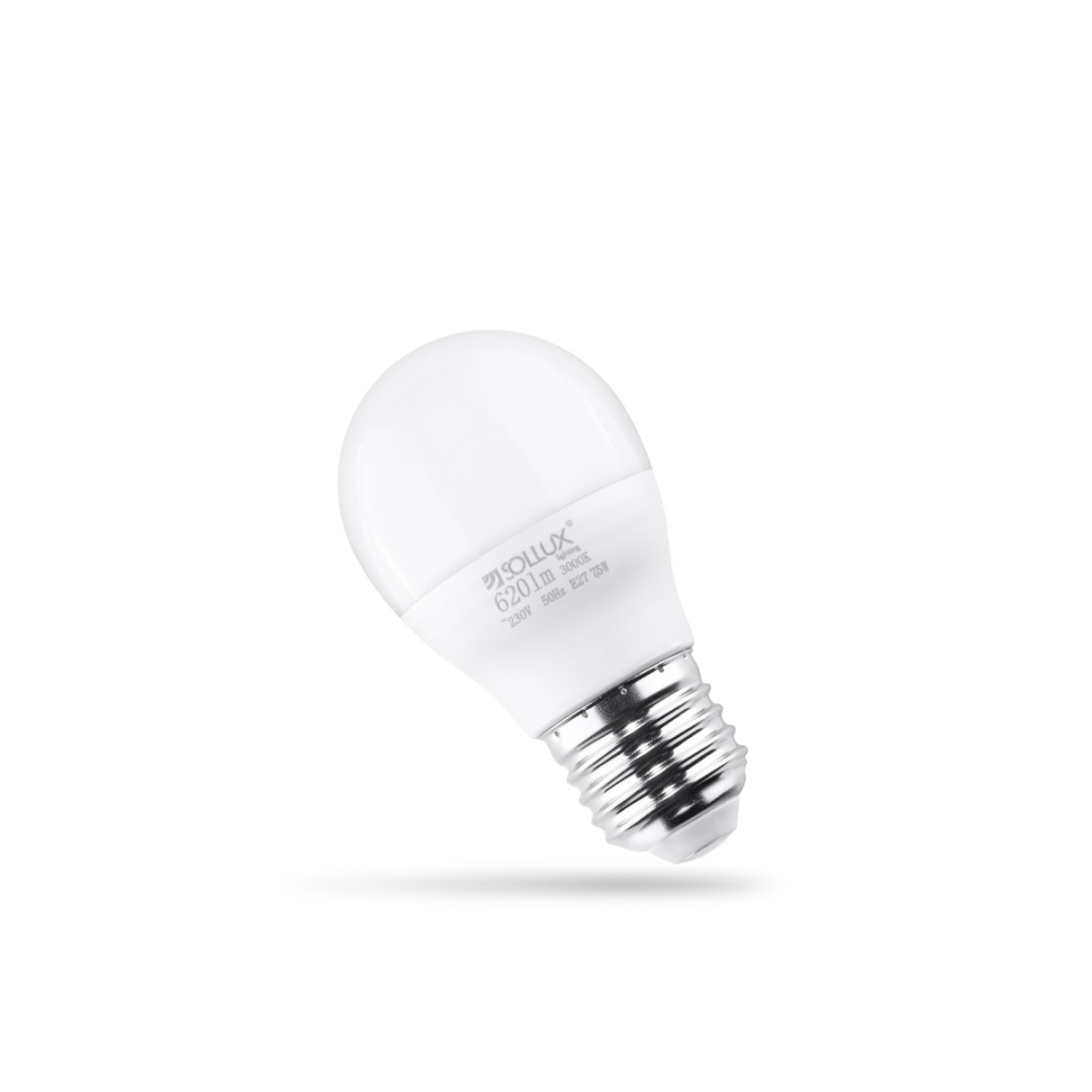 Produkt w kategorii: Sollux, nazwa produktu: Żarówka LED Sollux 7,5W 620lm 3000K